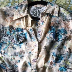 JAK Three-Quarter-Button Tunic